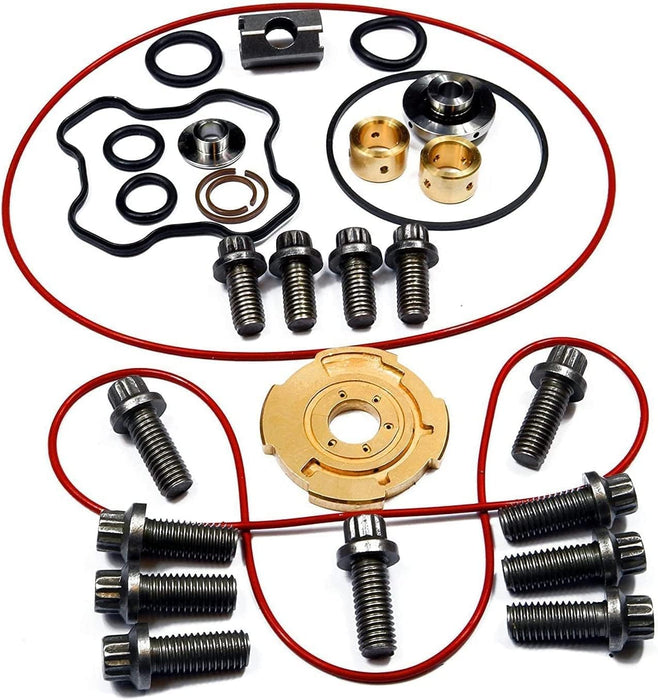 1994-2003 Ford 7.3L Powerstroke Turbo Upgraded Rebuild Kit 360° Thrust for Garrett GTP38 & TP38