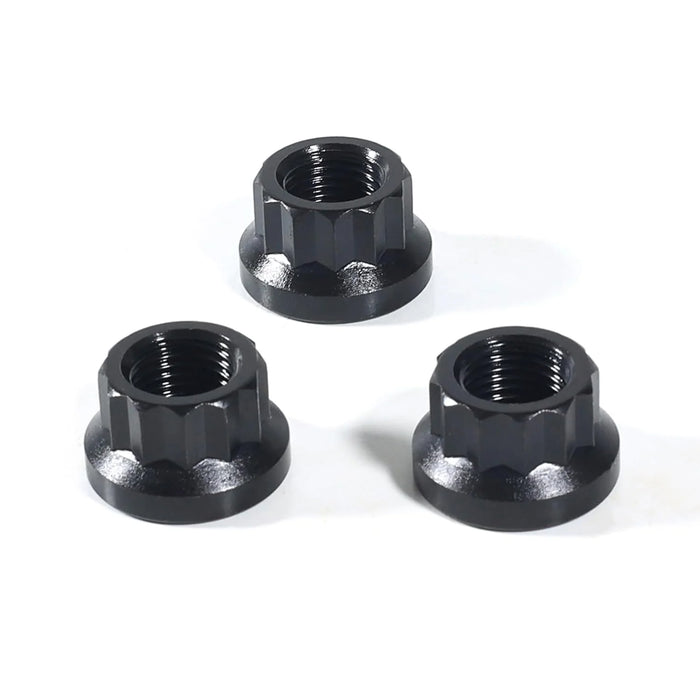 12-Point Nuts M12 x 1.25 Thread, Socket Size 16mm, 0.925 in. Collar Diameter, x 3 pcs