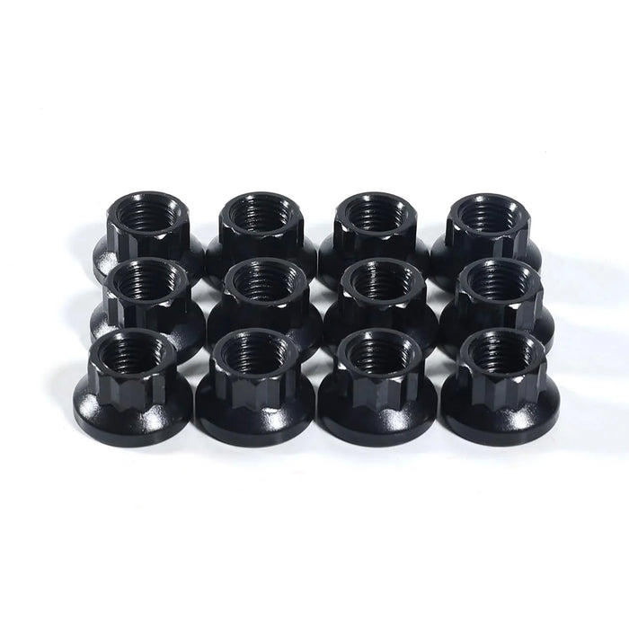 12-Point Nuts 8mm x 1.00, Socket Size 10mm x 12 pcs