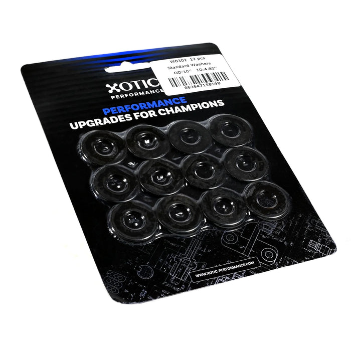 Standard Washer 0.472" ID, 0.995" OD, 0.120" Thickness x 12 pcs